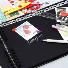 1 cuốn Album ảnh Scrapbook, Sổ lưu niệm DIY cho gia đình, Album sổ lưu niệm bìa cứng, Album sổ lưu niệm giấy Kraft, Thích hợp cho sổ lưu niệm đám cưới, Album kỷ niệm ngày cưới, Kỷ niệm tốt nghiệp, Giấy thủ công DIY, Quà tặng Giáng sinh, Quà tặng Lễ Tạ ơn & Năm mới, Quà tặng tiệc - Nhiều màu - Xem 8
