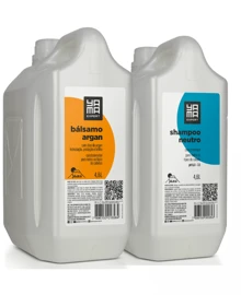 Neutral Shampoo Kit With Proteins 4.6L And Argan Balm 4.6L Yamá - 白色 - 查看 1