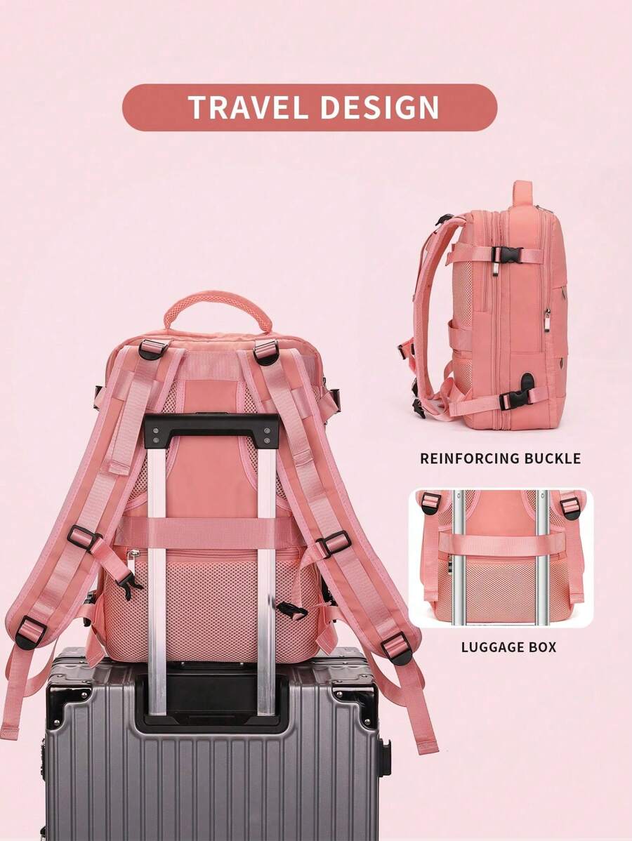 Floless Travel Backpack , 40L Flight Approved Carry On Backpack, Large