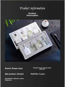 Luxury Aroma Perfume Gift Set For Women - Hypoallergenic, Paraben Free, Long Lasting Fragrance For Sensitive Skin - Perfect As A Christmas Gift Or Birthday Gift Idea - 199男士香水四件套裝 - 查看 4