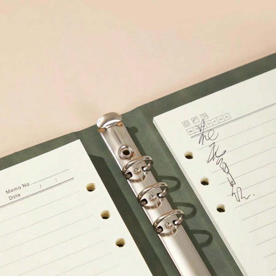 2025 New LooseLeaf Notebook With Ring Binder, Detachable Cover, A5