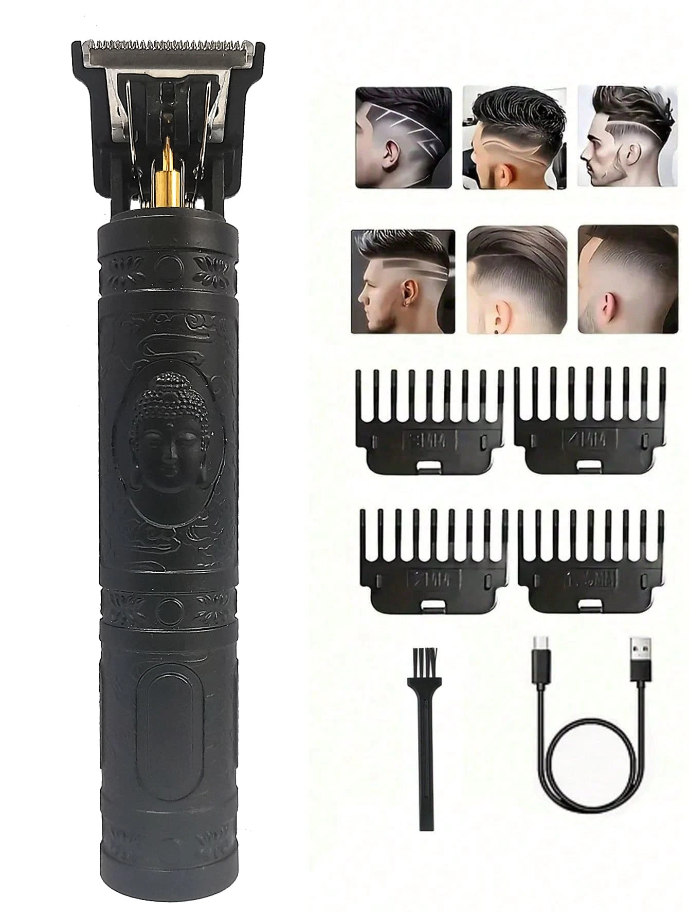 Hair Clipper Electric Pusher Haircut Machine Electric Clipper Oil Head