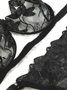 Kit 2 Gringa Embroidery Set Black/Red Flower CBGF022 - Nhiều màu - Xem 4