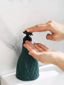 1 个按压泵瓶，塑料空可再填充容器，适用于家庭、浴室、旅行 - 适用于乳液、洗发水、沐浴露、洗手液、芦荟凝胶、化妆品 - 彩色 - 查看 8