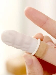 Rubber Finger Covers, Working Nail Protection With Embroidered Anti Slip And Scratch Resistant Design, Disposable Waterproof And Protective Finger Covers - Multicolor - View 2