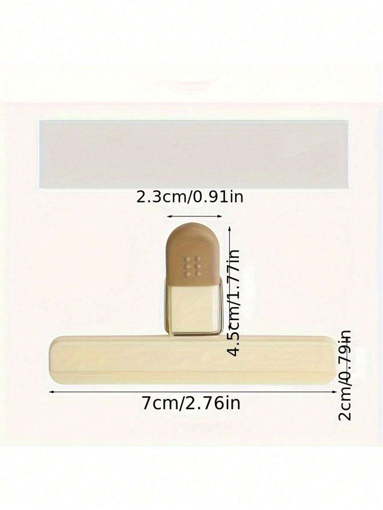 2 Chip Bag Clips, Plastic Bag Clips For Chip Food Storage, Cute Heavy