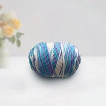 1 件 5 层彩虹纱线，45 克，DIY 手工编织，适用于包包、围巾、帽子、毛衣、玩偶 - 彩色 - 查看 10