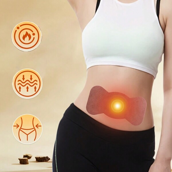 10/20 peças de adesivos de compressa quente autoaquecida de ervas, universal para todo o corpo, extraídos de plantas, sem necessidade de energia ou baterias, é o adesivo abdominal favorito para meninas, quente e respirável