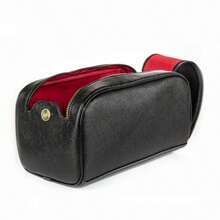 Large Luxury Travel Organizer Makeup Bag With 2 Compartments And Shoe Holder - 黑色 - 查看 2