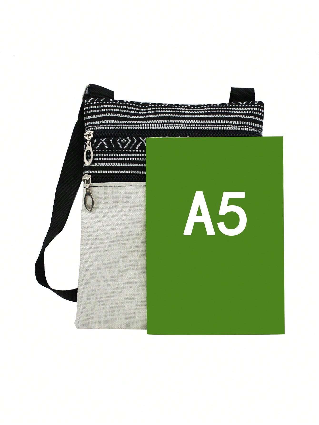 Cute Cartoon Dog Pattern Crossbody Bag, Unisex Reusable Shoulder Bag