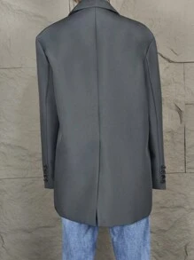 Women's Lightweight Blazer.This Casual Yet Distinctive Mid-Length Formal Peaked Lapel Jacket Is Suitable For Occasions Such As Banquets, Weddings, Festivals, Parties, And Outings. It Is An Elegant And Chic Women's Clothing Piece For Autumn.