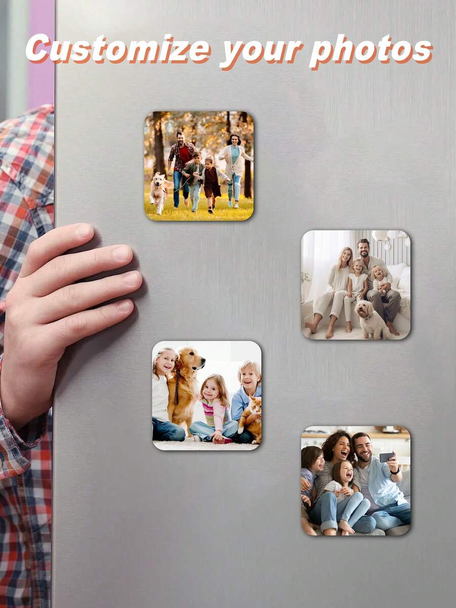 Personalized Photo Soft Square Fridge Use 2D