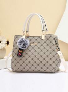 Nuova borsa elegante e alla moda per donna, borsa a tracolla e a mano classica, elegante e di lusso, alla moda e casual, ampia capacità