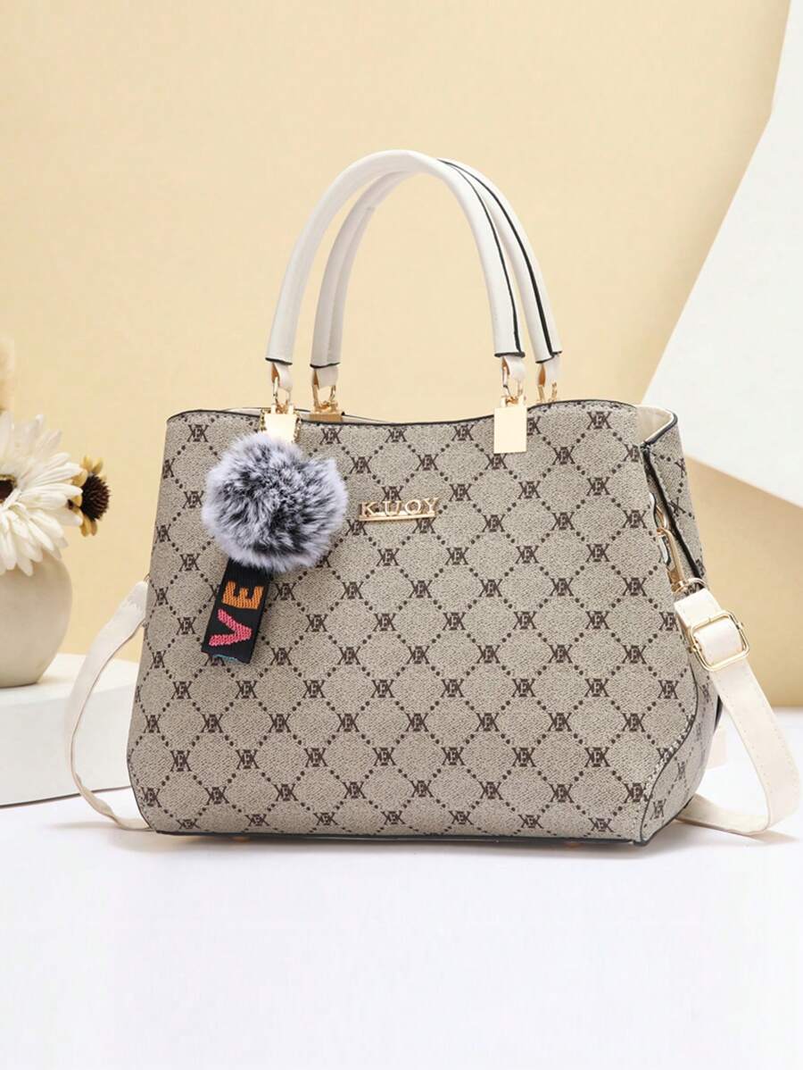 Nuova borsa elegante e alla moda per donna, borsa a tracolla e a mano classica, elegante e di lusso, alla moda e casual, ampia capacità