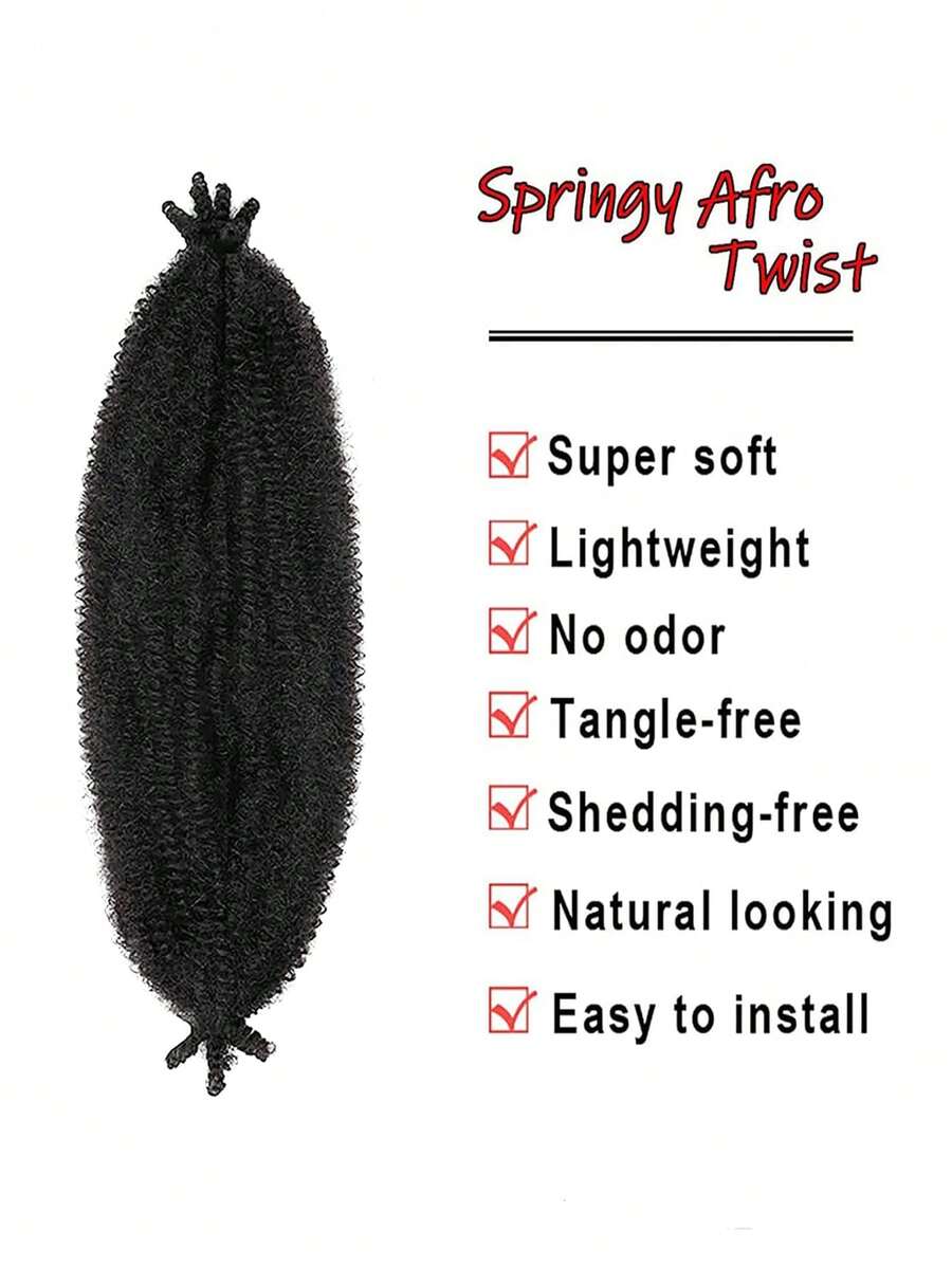 Marley Twist Braiding Hair Springy Afro Twist Hair PreSeparated Twist