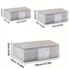 1 bolsa de empaque de equipaje extra grande, caja de almacenamiento debajo de la cama a prueba de polvo con asas reforzadas, para almacenar artículos de confort, mantas, ropa de cama, almohadas y accesorios de dormitorio, pantalones cortos, vaqueros, decoraciones, decoraciones de festival, decoraciones de habitación, decoraciones del hogar, decoraciones del dormitorio, organizador, organizador, almacenamiento del hogar, camiseta blanca para mujeres, pantalones negros para mujeres, ropa de invierno para señoras, vestido, ropa de invierno para señoras, vestidos elegantes para mujer, camisa blanca para señoras, manga larga, mono blanco para mujeres, vestidos de primavera para mujeres, atuendos de primavera para mujeres, primavera, ropa de primavera, minimalista, blusas de verano