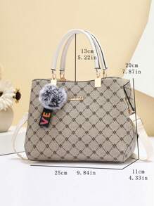 Nuova borsa elegante e alla moda per donna, borsa a tracolla e a mano classica, elegante e di lusso, alla moda e casual, ampia capacità