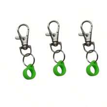 6 件硅胶挂环，助听器支架，电容笔，铅笔，圆珠笔，防丢扣保护环，带徽章卷轴的彩色笔夹，龙虾扣，适用于笔，文具，身份证挂绳，可调节项链挂绳可更换吊坠，方便医生，护士，办公室工作人员携带，钥匙链配件 - 彩色 - 查看 20