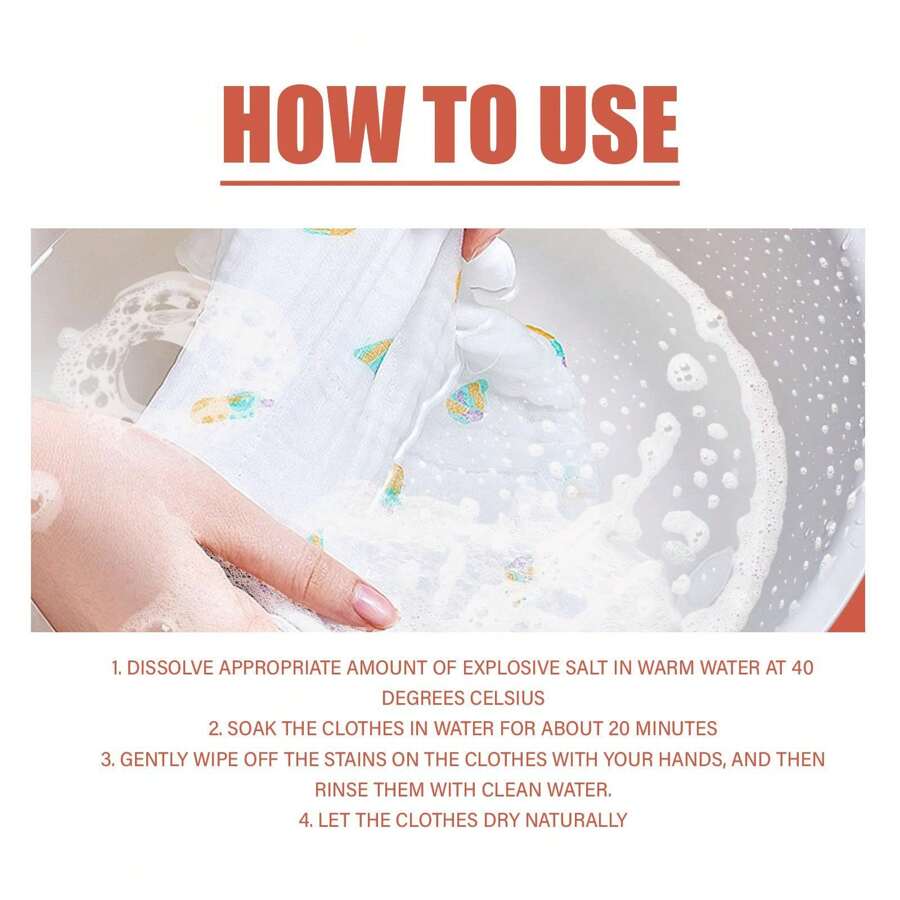 Floral Active Oxygen Laundry Burst Salt Series Laundry Cleaning Decontamination Durable