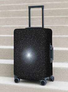 Custom Photo Luggage Cover & Tag, Personalize Pet Photo Logo Suitcase Covers, Customized Luggage Wrap Suitcase Protector, Honeymoon Gifts - Multicolor - View 7