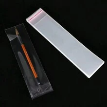 100 stuks/200 stuks Transparante Geschenkzakken, Zelfklevende Zakken, Afsluitbare Zakken Voor Verpakking En Opslag Van Kantoorbenodigdheden, Potloden, Linialen, Tandenborstels, Rietjes, Eetstokjes, Lepels, Gemakkelijk Mee Te Nemen, Geschikt Voor Bruiloft, Verjaardagsfeestje, Sieraden DIY Accessoires, En Kantoorbenodigdheden Pen Cadeau, Ketting, Armband Verpakking, Dunne OPP Zelfklevende Zakken, Glazen Sieraden Ketting Verpakking Zakken, Afsluitbare Zakken, Kersen Geschenkzakken, Strik Kant Geschenkzakken, Souvenirs, Verjaardag, Bruid, Bruiloft