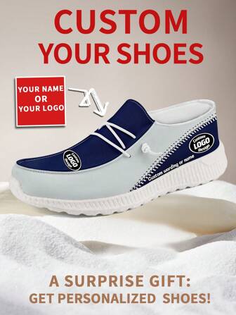1 Pair Indianapolis Baseball Name Custom Loafer Shoes, Personalized Name Loafer Shoes, Custom Name Thick Sole Loafers Of E-TPU, Personalized Loafer Shoes, Name Loafers