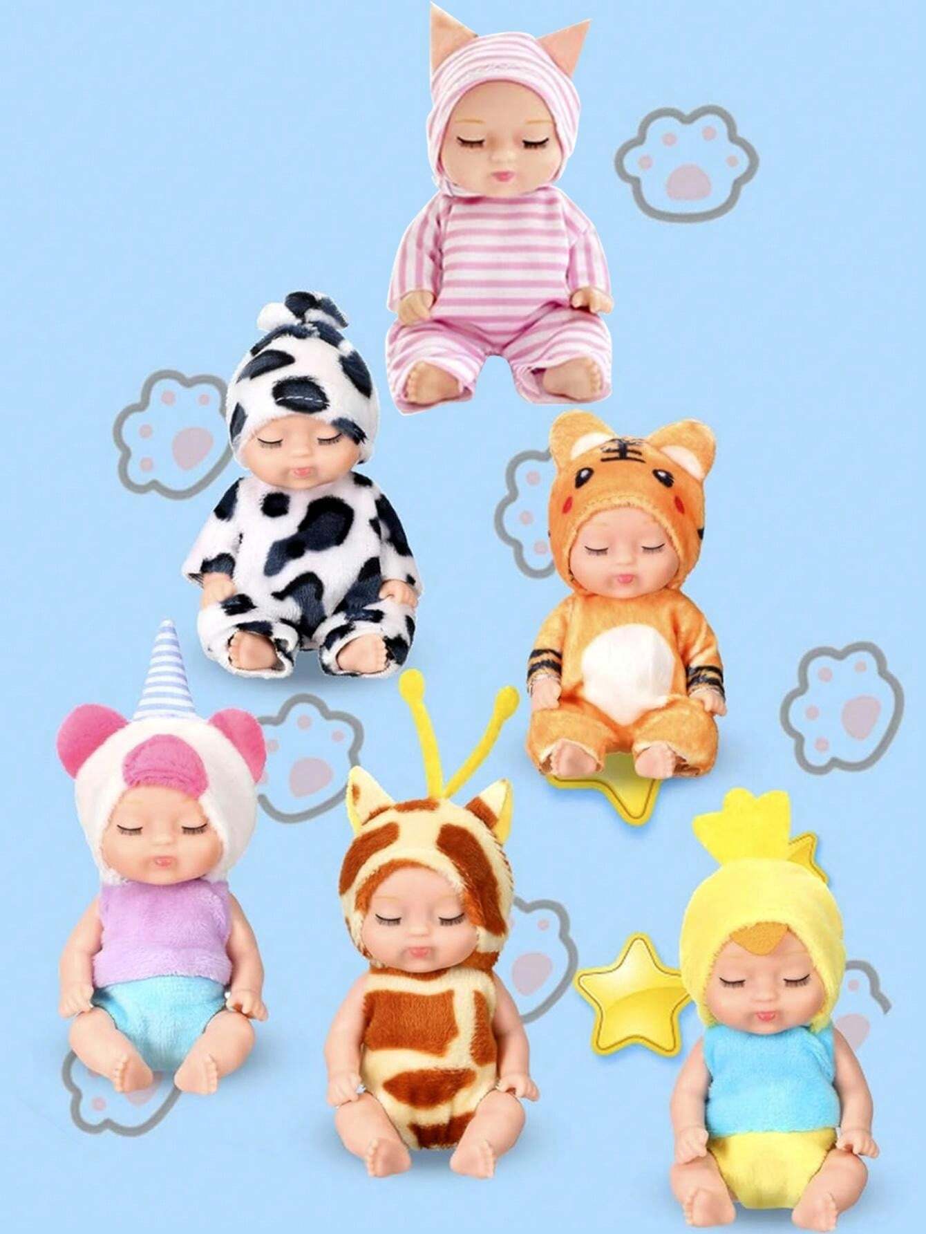 Realistic Sleeping Doll, Adorable Reborn Baby Doll Plush Doll SHEIN UK