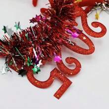 4 paquets de bandeaux de Noël et du Nouvel An 2025, accessoires de cheveux festifs pour fête, décoration de paillettes et de tinsels, en plastique, pièces de cheveux de fantaisie non électriques pour les célébrations du Nouvel An et les événements de cosplay, meilleurs cadeaux