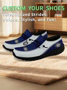 1 Pair Indianapolis Baseball Name Custom Loafer Shoes, Personalized Name Loafer Shoes, Custom Name Thick Sole Loafers Of E-TPU, Personalized Loafer Shoes, Name Loafers, Personalized Loafer Shoes For Women And Men, Unique Loafer Shoes, Christmas Gift For Mom/Dad/Her/Him/Girlfriend/Boyfriend/Wife/Husband/Friend.