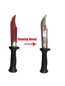 Bloody Knife Horror Halloween Fake Bloody Prop Costume Accessory For Performance - Multicolor - View 6