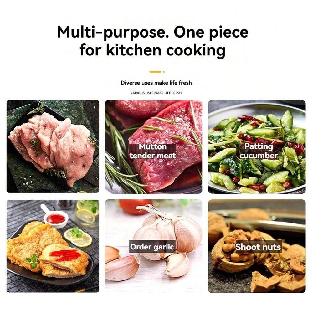 Double Sided MultiFunctional Meat Tenderizer Hammer, Unified Hammer