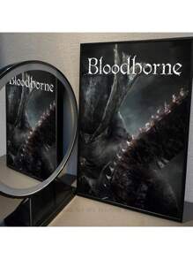 1 件现代血源诅咒海报高清帆布印刷海报家居客厅卧室装饰咖啡馆酒吧房间墙壁装饰无框架 - 彩色 - 查看 17