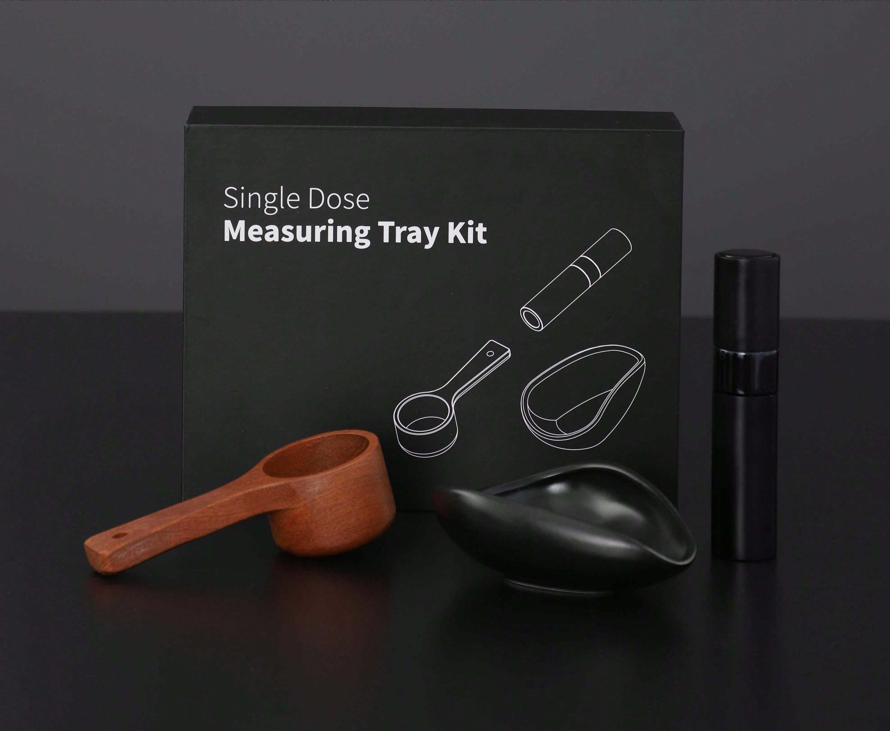 Coffee Bean Measuring Tools Ceramic Bean Tray Walnut Scoop Micro