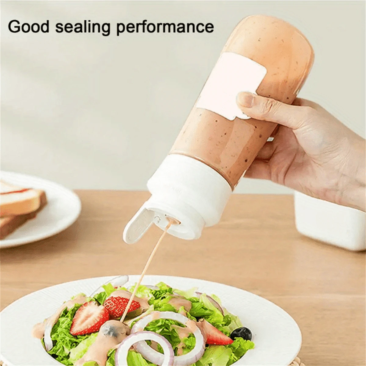 FreshKeeping Squeeze Sauce Bottle Salad Ketchup Squeeze Bottle Kitchen
