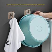 1 cái/5 cái Móc treo tường đa năng cho chậu rửa, Giá treo chậu rửa nhà bếp phòng tắm không cần khoan - Nhiều màu - Xem 7