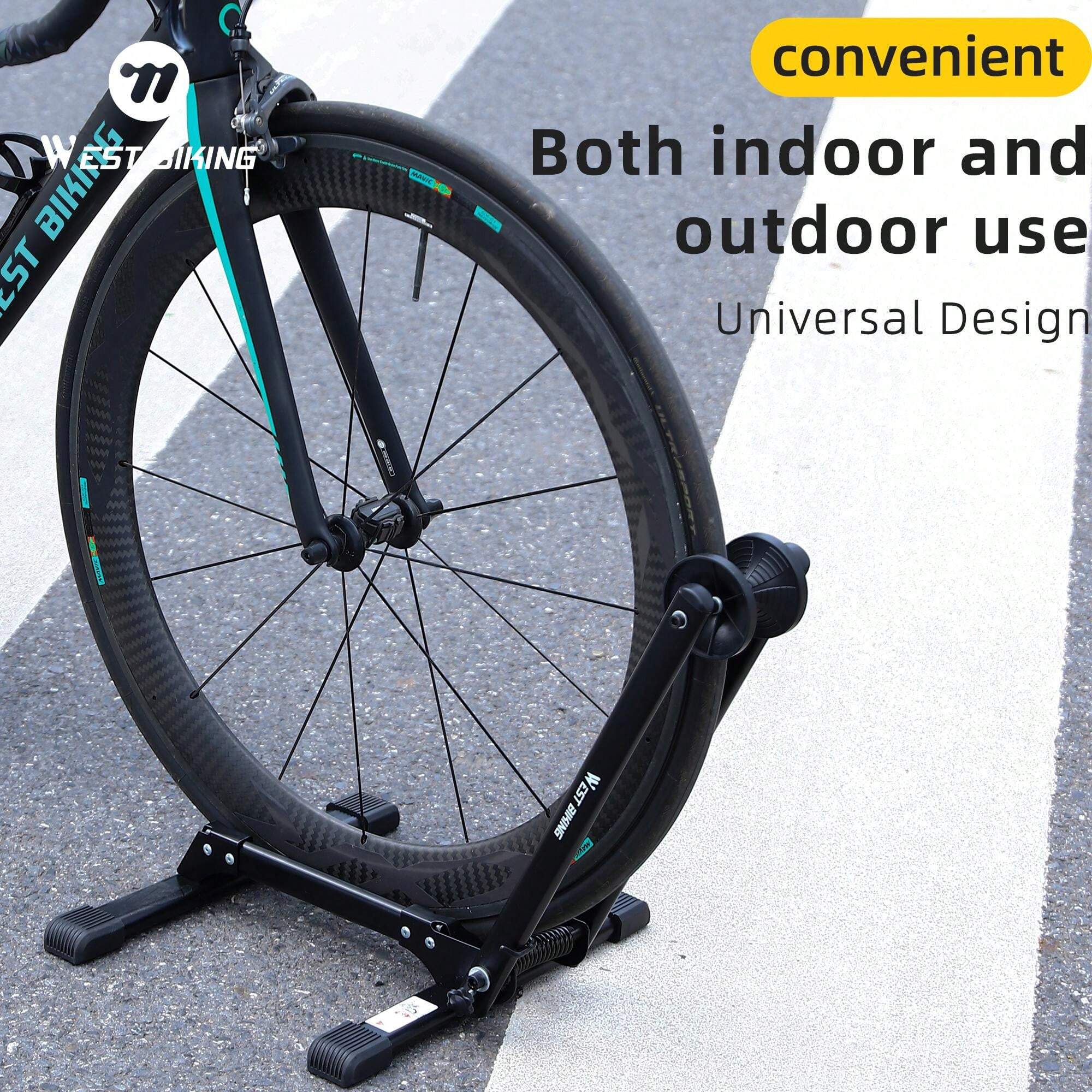 WEST BIKING WEST BIKING DoublePole Bicycle Parking Rack, Mountain Bike