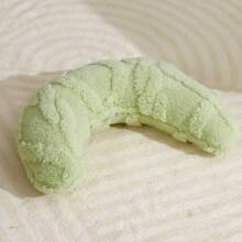 1pc Crescent Moon Plush Pet Pillow, Confortável Suporte de Pescoço Design Antiderrapante, Estável e Macio Respirável Altamente Elástico Enchimento de Esponja, e Material Inodoro, Compacto Aconchegante Ideal para Casa e Viagem, Artesanato de Qualidade Premium, Almofada de Dormir para Animais de Estimação para Cães e Gatos, Colchão de Pelúcia em Forma de Lua para Cães/Gato, Suprimentos para Animais de Estimação Atacado