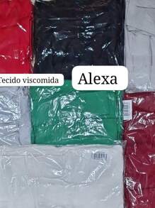 Alexa Women's Shirt Dress Button Front Ruffle Hem With Belt - trắng - Xem 2