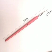 3 件套精细细节画笔细尖油漆刷套装适用于丙烯画、水彩画、油画、面部绘画、指甲画、比例模型绘画、线条画 返校、返校、学校用品