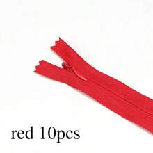 10 件 #3 尼龙隐形拉链，封闭式，多种颜色和尺寸可选，适用于连衣裙、裤子、口袋、服装配饰 - 10個 - 查看 9