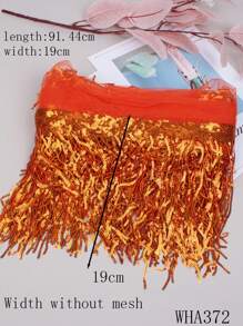 Mới Lưới Nhiều Màu Sequin Tua Rua Viền Ren May Vải Tự Làm Trang Phục Biểu Diễn Sân Khấu & Phụ Kiện Trang Trí Rèm Cửa, Chiều Rộng: 19cm - nhiều màu - Xem 25