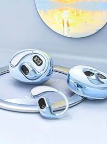 Fones de Ouvido Abertos OWS, Sem Fio 5.4 Tempo de Reprodução de 40 Horas, Fones de Ouvido com Longa Duração de Bateria, Qualidade de Som de Alta Fidelidade Over-Ear, Compatível com Todos os Smartphones, Dispositivos de Escuta de Música Esportiva