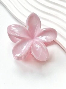 Set de 4 pinzas de flor de acrílico para el cabello de señora, de 8cm/3,15 pulgadas, esquema de color elegante, accesorios de moda europeos y estadounidenses para el cabello con flores, pinzas para el cabello, ganchos para el cabello, sujetadores para el cabello
