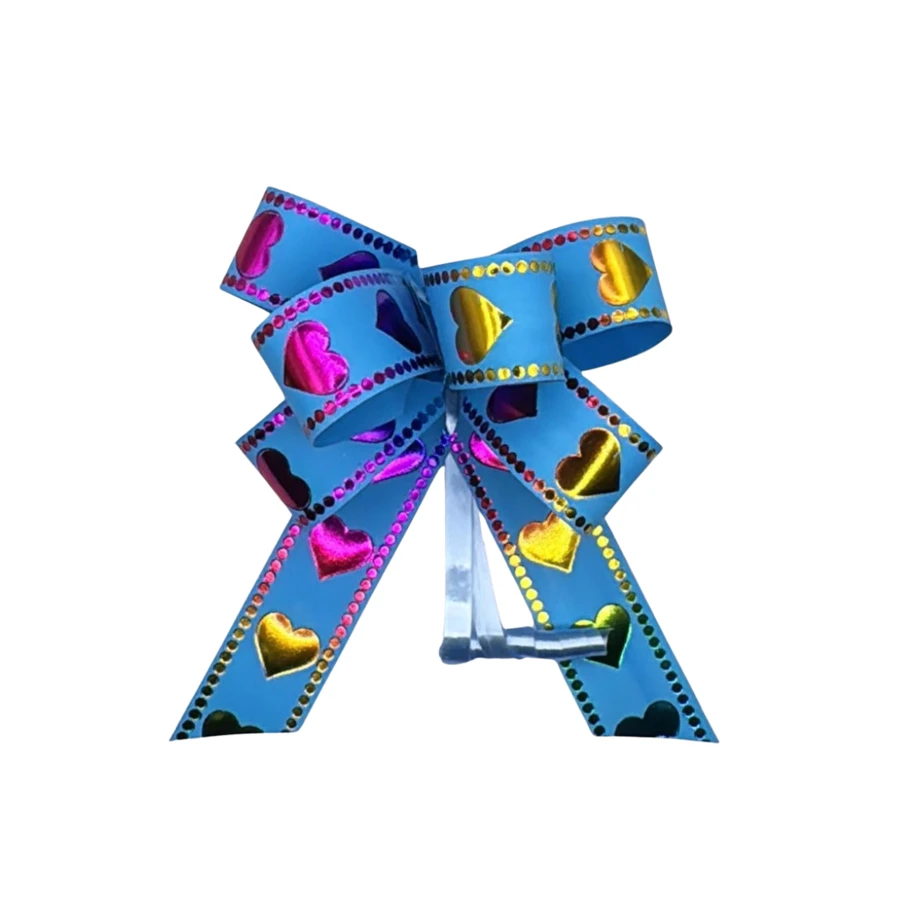 Multicolor Gift Bow Large Flower Pack Of 10 Units - LMN24-MF - 查看 1