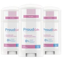 Desodorante Natural para Niñas - Vegano, sin gluten, sin crueldad Animal - Sin aluminio, parabenos, alcohol y Bicarbonato - ingredientes de origen natural - Vainilla & Lemongrass - Blanco - Ver 3