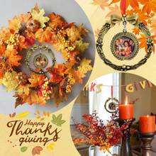 Custom Personalised Photo Charms, Double Sided Custom Vintage Charms With High Definition Images, Suitable For Christmas Tree Decorations, Car Mirrors And Home Decorations, Also Can Be Used As Christmas Thanksgiving And Other Holiday Gift Goodies.