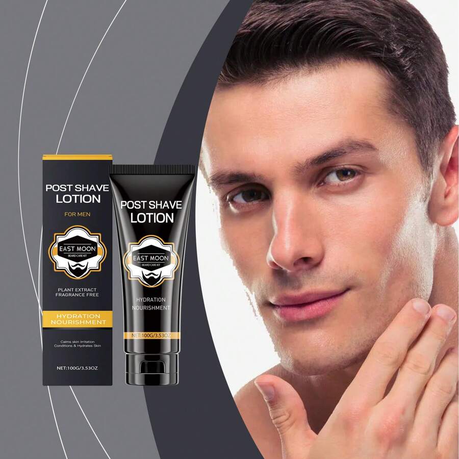 100g Men's After Shave Care Lotion, Skin Soothing And Moisturizing