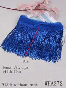 Mới Lưới Nhiều Màu Sequin Tua Rua Viền Ren May Vải Tự Làm Trang Phục Biểu Diễn Sân Khấu & Phụ Kiện Trang Trí Rèm Cửa, Chiều Rộng: 19cm - nhiều màu - Xem 19