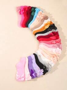 10 Pairs Baby Butterfly Knee High Socks, Random Colors, Spring/Summer