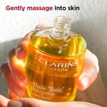 Clarins Tonic Body Oil, 100 Milliliters (Pack Of 1) | Dermatologist Tested | Natural 100% Plant Extracts - 3.4oz - Tonic Treatment Oil - View 4